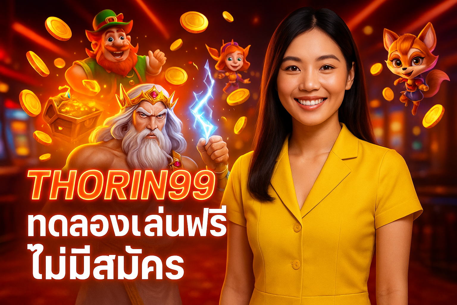 เว็บตรง THORIN99 ทดลองเล่นฟรี ไม่มีสมัคร