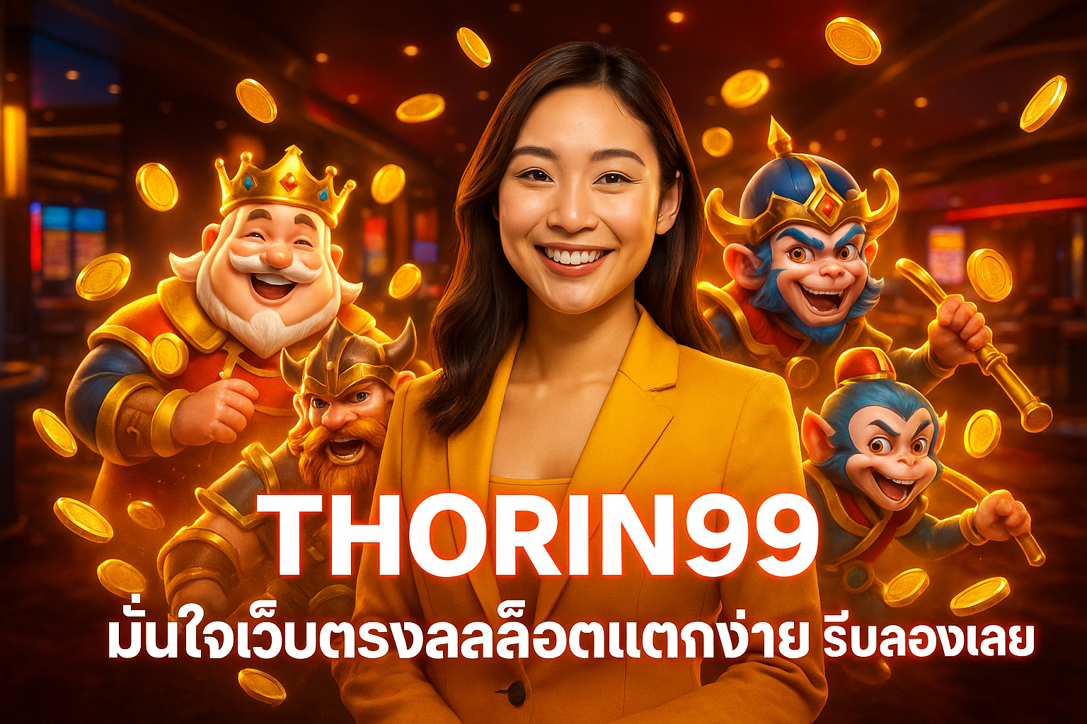 THORIN99 มั่นใจเว็บตรงสล็อตแตกง่าย รีบลองเลย