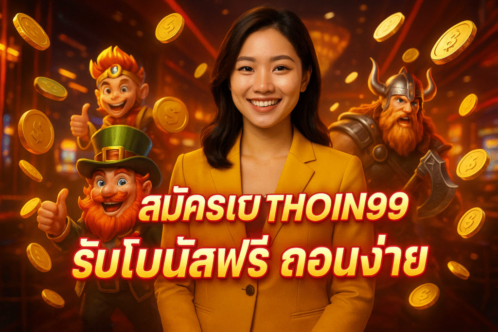 สมัครเว็บตรง THORIN99 รับโบนัสฟรี ถอนง่าย