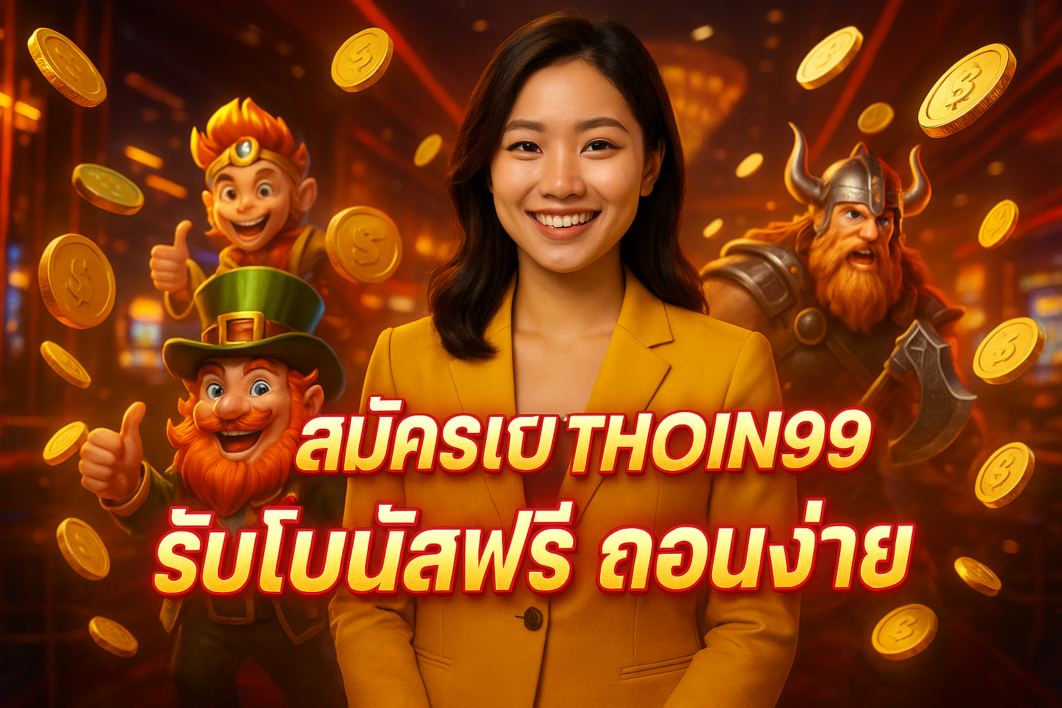 สมัครเว็บตรง THORIN99 รับโบนัสฟรี ถอนง่าย